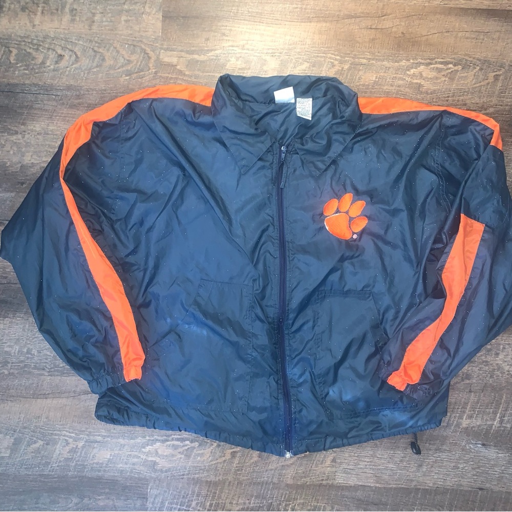 Hibbett Sports Clemson Tigers Jacket Men’s Size XL Orange/Blue